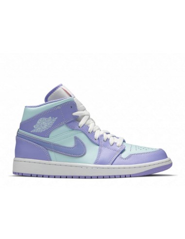 Air Jordan 1 Mid Purple Aqua une grave pollution 