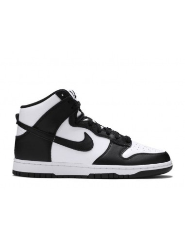 Nike Dunk High Black White (2021) destockage