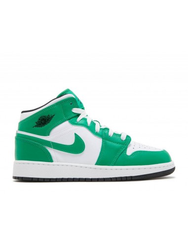 Air Jordan 1 Mid Lucky Green (GS) JUSQU'A -70%! 