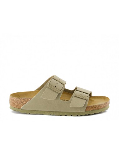 Birkenstock Arizona Birko-Flor Faded Kaki Les magasins à Paris et en Île-de-France