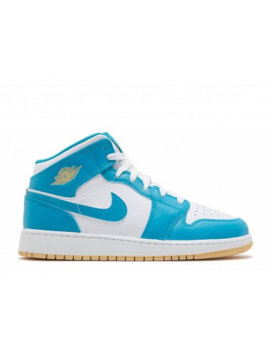 Air Jordan 1 Mid Aquatone (GS) rembourrage situé sous