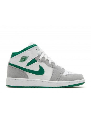 Air Jordan 1 Mid SE White Pine Green Smoke Grey (GS) 50-70% off 