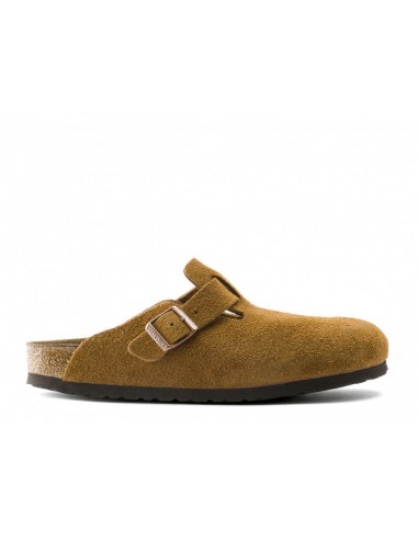 Birkenstock Boston Soft Footbed Suede Mink les ctes