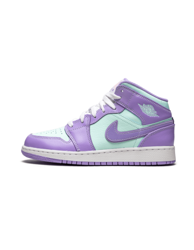 Air Jordan 1 Mid Purple Aqua livraison gratuite