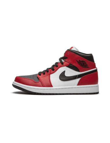 Air Jordan 1 Mid Chicago Black Toe soldes