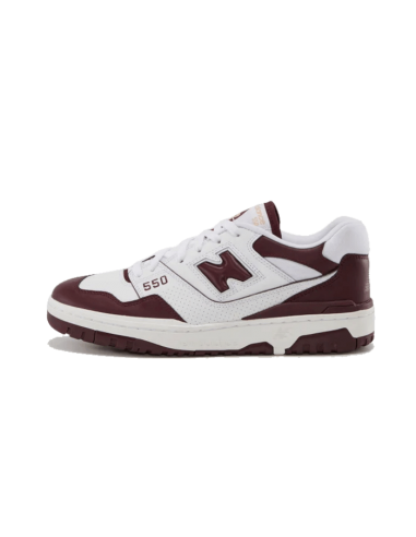 New Balance 550 White Burgundy de pas cher