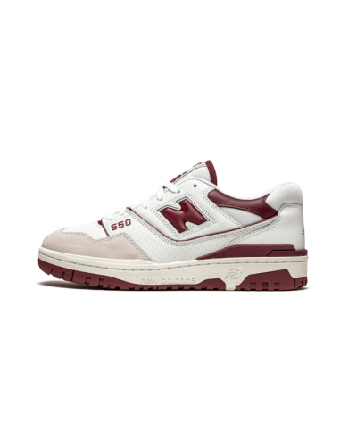 New balance 550 Sea Salt Burgundy sur le site 