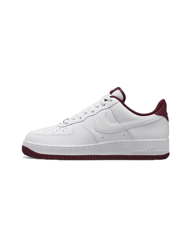 Nike Air Force 1 Low '07 White Dark Beetroot en linge