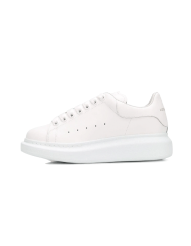 Oversized White brillant des détails fins