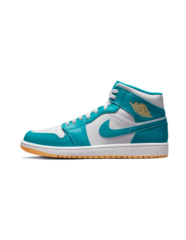 Air Jordan 1 Mid Aquatone en linge