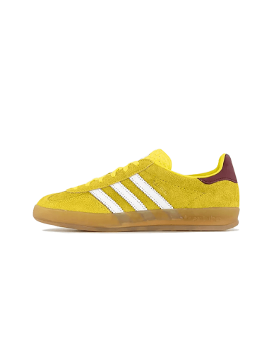 Adidas Gazelle Indoor Bright Yellow Burgundy JUSQU'A -70%! 