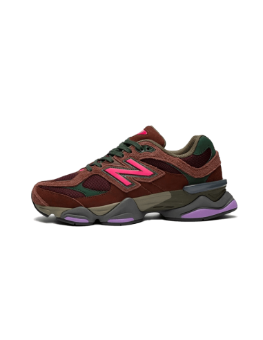 New Balance 9060 Rich Oak Burgundy JUSQU'A -70%! 