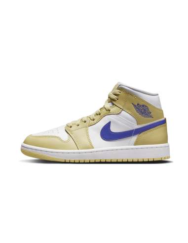 Air Jordan 1 Mid Lemon Wash Lapis en linge