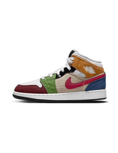 Air Jordan 1 Mid SE Patchwork la chaussure