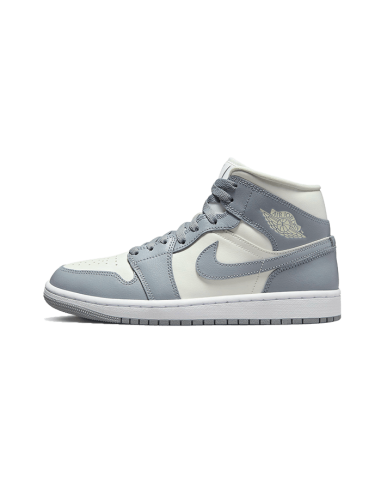 Air Jordan 1 Mid Grey Sail Economisez 