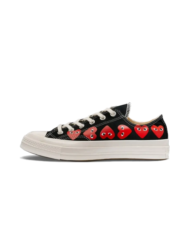 Chuck Taylor All Star 70 Ox Comme des Garcons PLAY Multi-Heart Black 50% de réduction en Octobre 2024